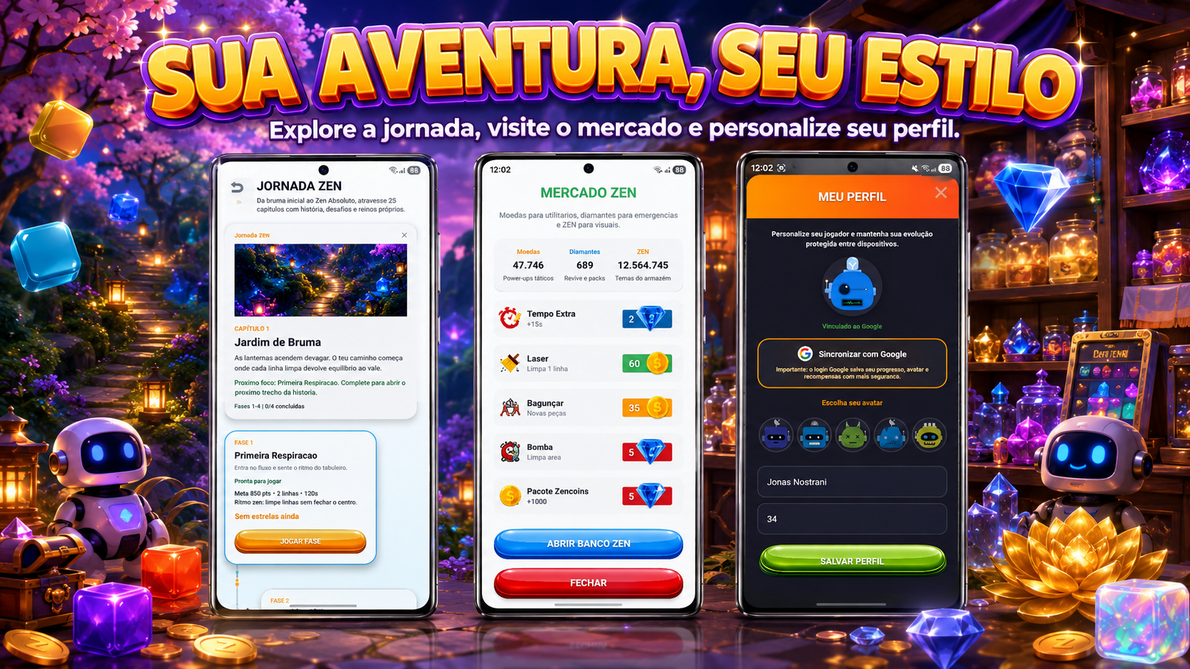 Missões e Recompensas